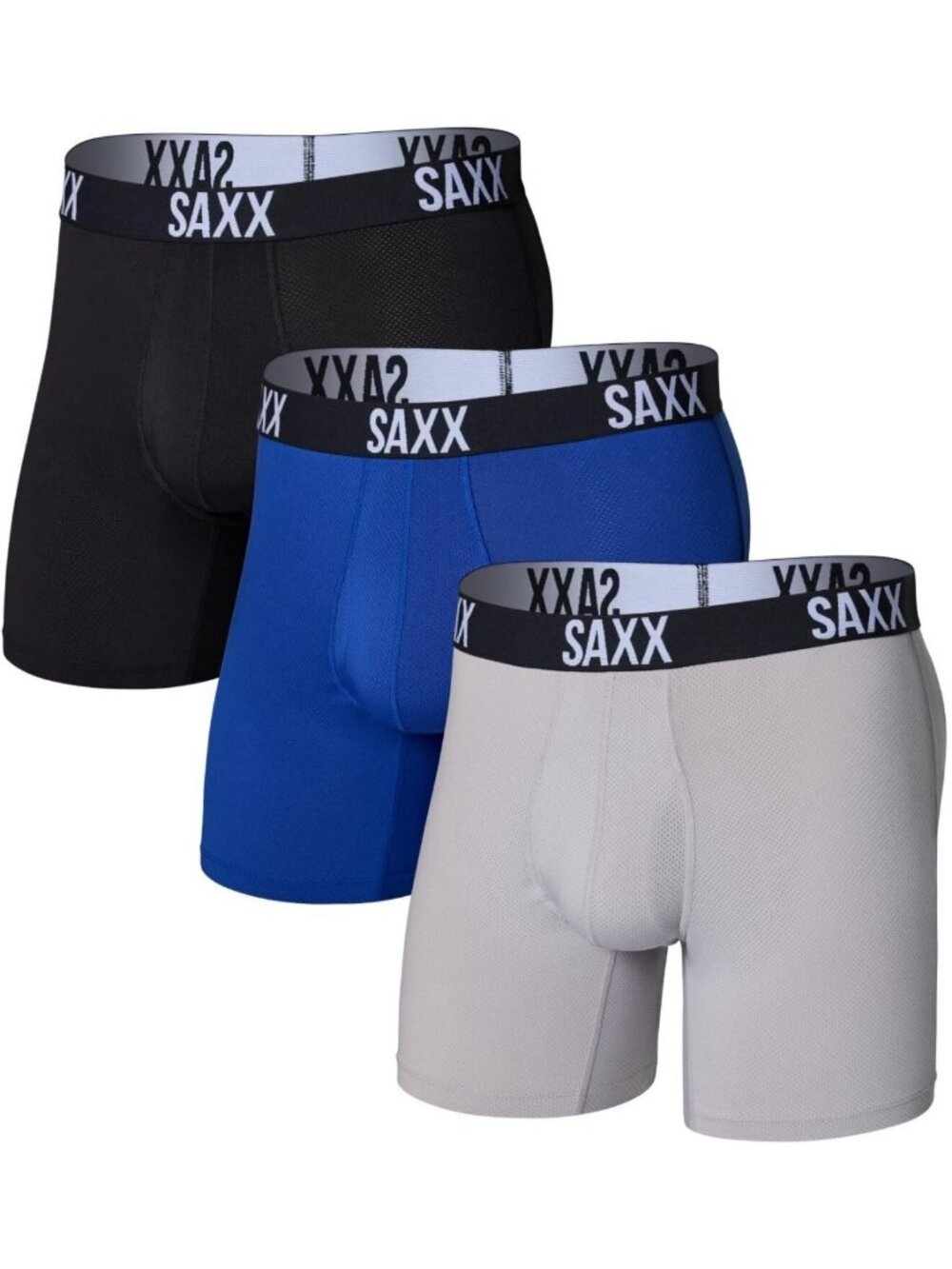 Men's Performance Mesh Boxer Briefs - 3-Pack, Breathable Comfort & Support